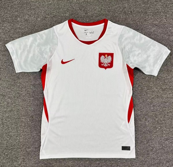 2026 Poland Home Soccer Jersey Fans Version  1:1 Quality