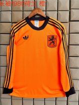1980 Netherlands Home Retro Jersey Long Sleeve