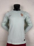 2026 France Away World Cup Soccer Jersey Player Version  Long Sleeve 1:1 Quality