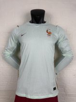 2026 France Away World Cup Soccer Jersey Player Version  Long Sleeve 1:1 Quality