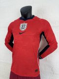2026 England Away World Cup Soccer Jersey Player Version Long Sleeve 1:1 Quality