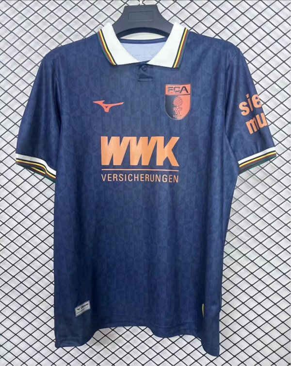 2026 Augsburg Dark Blue Jersey Fans Version 1:1 Quality