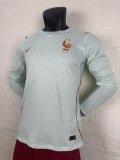 2026 France Away World Cup Soccer Jersey Player Version  Long Sleeve 1:1 Quality
