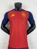 2026 Spain Home World Cup Soccer Jersey Player Version  1:1 Quality 球员版