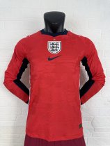 2026 England Away World Cup Soccer Jersey Player Version Long Sleeve 1:1 Quality