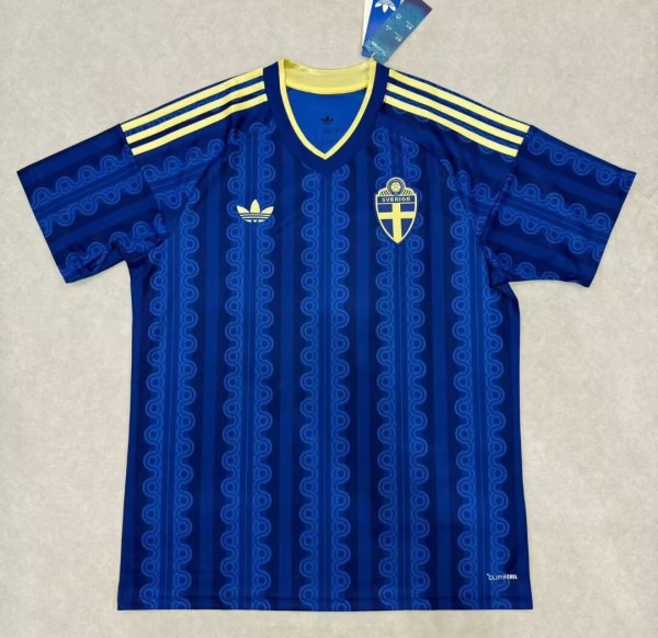 2026 Sweden Away World Cup Soccer Jersey Fans Version