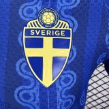 2026 Sweden Away Soccer Jersey Player Version  1:1 Quality