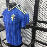2026 Sweden Away Soccer Jersey Player Version  1:1 Quality