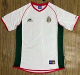 2002 Mexico White Retro Jersey Fans Version