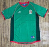 2002 Mexico Green Retro Jersey Fans Version