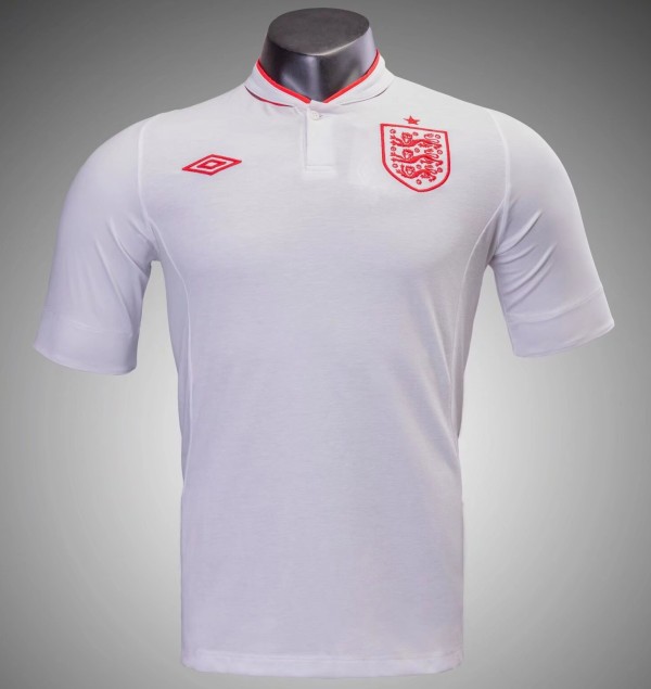 2012 England Home Retro Jersey