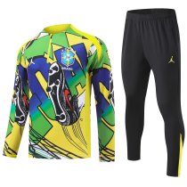 26/27 Brazil Special with Zipper Sweater Tracksuit Thai Quality