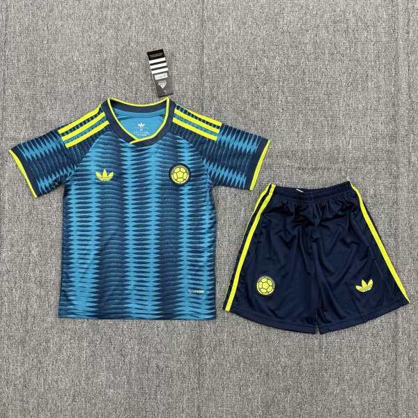 2026 Colombia Away World Cup Kids Jersey
