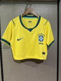 2026 Brazil Home CROPPED Women Jersey