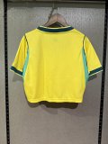 2026 Brazil Home CROPPED Women Jersey