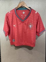 2026 Portugal Home CROPPED Women Jersey