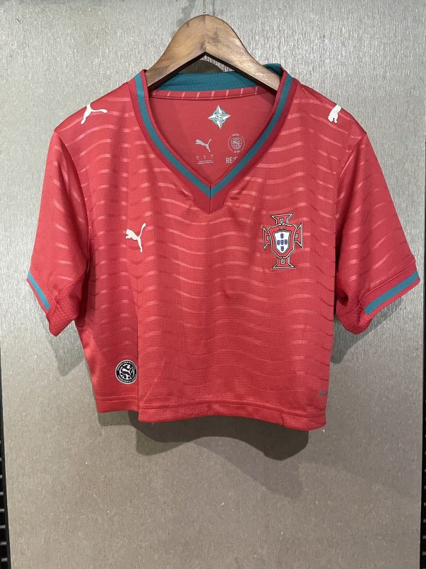 2026 Portugal Home CROPPED Women Jersey
