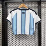 2026 Argentina Home CROPPED Women Jersey