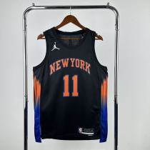 2026  New York Knicks Black #11 BRUNSON Jersey High Quality Name and Number Print