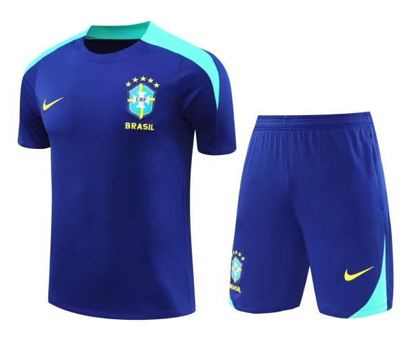 25/26 Brazil Blue Training Set Jersey