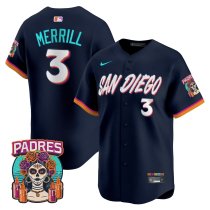 2025 San Diego Padres Baseball Jersey With MERRILL 3