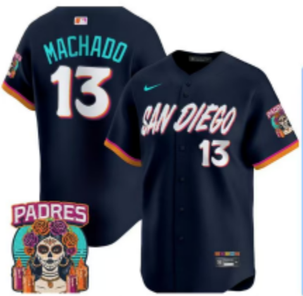 2025 San Diego Padres Baseball Jersey With MACHADO 13