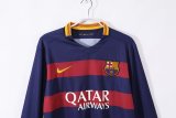 15/16 Barcelona Home Retro Jersey Long Sleeve