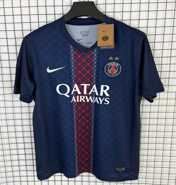 25/26 PSG Home Jersey  With 2 Stars Fans Version  1:1 Qaulity
