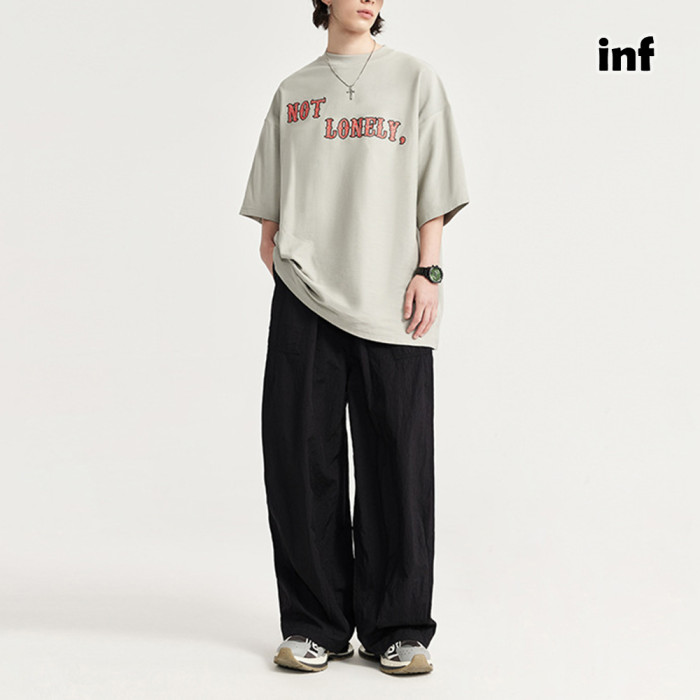 Men Women Wrinkle Washed Wide Leg Pants Sport Wear Pant Bottoms Trousers Outfits Casual Pants