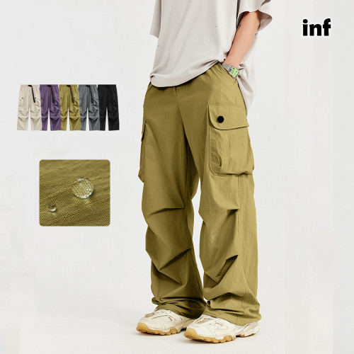 Men Women Functional Cargo Pants Wide Leg Pants Tracksuit Sport Wear Pant Bottoms Trousers Outfits Casual Pants