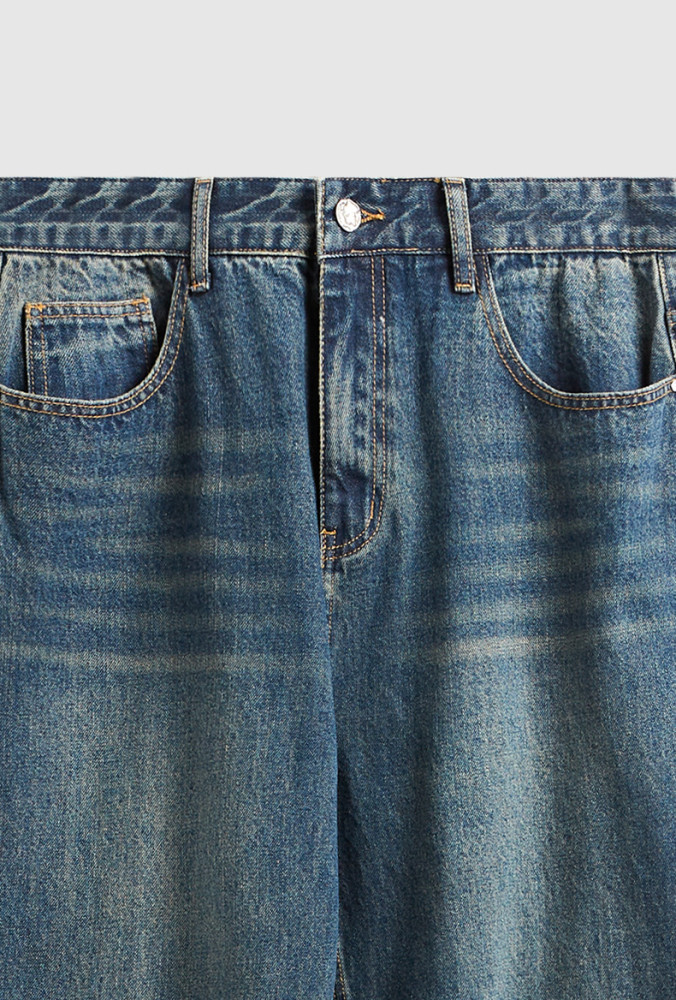 Men Women Wide-leg Jeans Straight Leg Pants Bottoms Trousers Outfits Casual Jeans