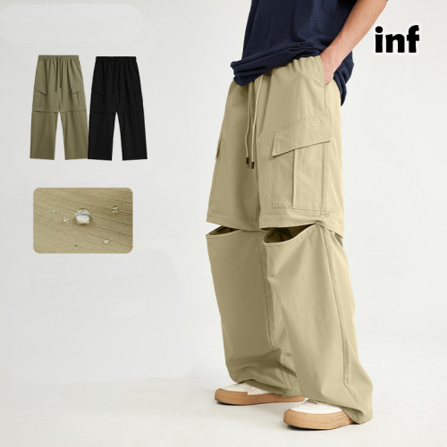 Men Women Cargo Removal Pants Trousers Loose pants Wide-leg Pants Casual Pants