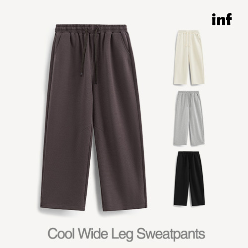 Men Women Wide-leg Pants Cool Sensation Wide Legs Sweatpants Casual Pants