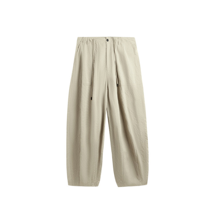 Men Women Wrinkle Washed Wide Leg Pants Sport Wear Pant Bottoms Trousers Outfits Casual Pants
