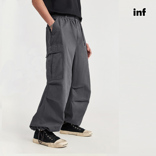 Men Women Wide Leg Pants Tracksuit Sport Wear Pant Bottoms Trousers Outfits Washed Wide Leg Paratrooper Pants Casual Pants