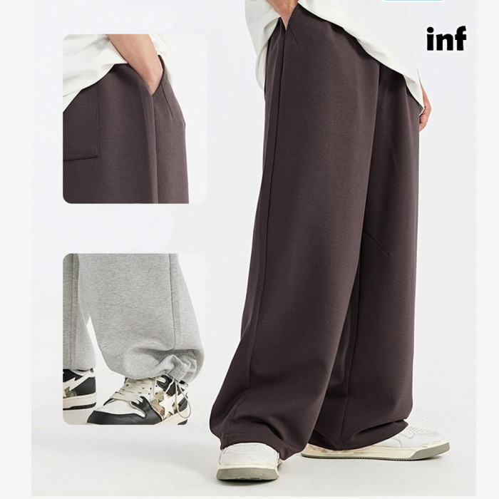 Men Women Wide-leg Pants Cool Sensation Wide Legs Sweatpants Casual Pants