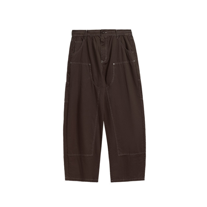 Men Women Washed Logging Pants Trousers Loose pants Wide-leg Pants Casual Pants