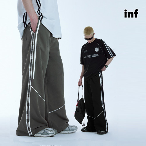 Men Women Cut Print With A Wide-leg Pants Sport Wear Pant Bottoms Trousers Outfits Casual Pants