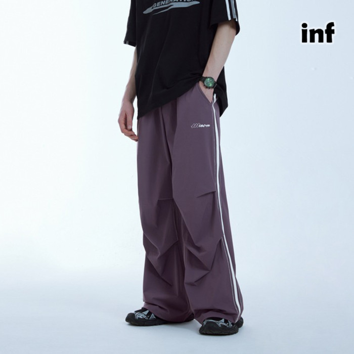 Men Women Open-wire Parachute Wide-leg Pants Trousers Loose Pants Wide-leg Pants Casual Pants