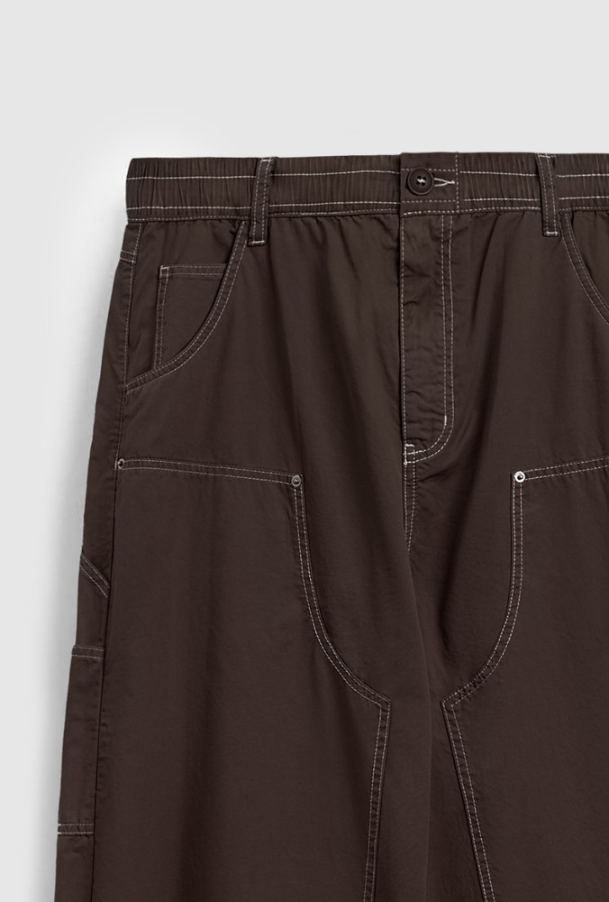 Men Women Washed Logging Pants Trousers Loose pants Wide-leg Pants Casual Pants