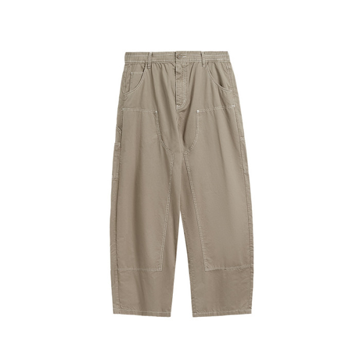 Men Women Washed Logging Pants Trousers Loose pants Wide-leg Pants Casual Pants