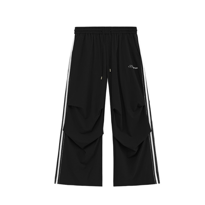 Men Women Open-wire Parachute Wide-leg Pants Trousers Loose Pants Wide-leg Pants Casual Pants