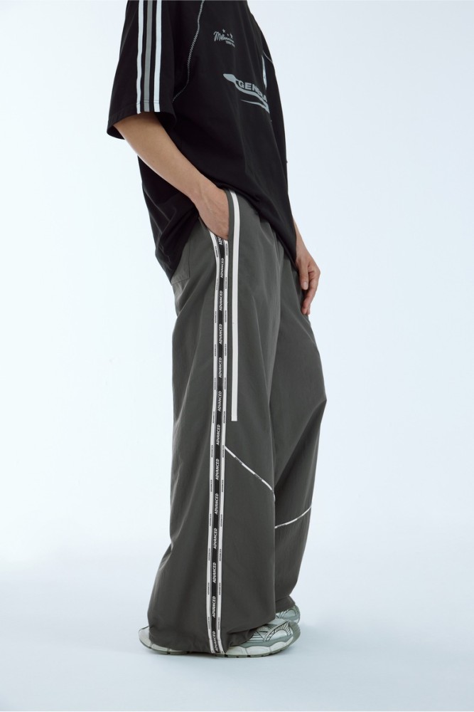 Men Women Cut Print With A Wide-leg Pants Sport Wear Pant Bottoms Trousers Outfits Casual Pants