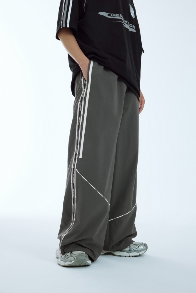 Men Women Cut Print With A Wide-leg Pants Sport Wear Pant Bottoms Trousers Outfits Casual Pants