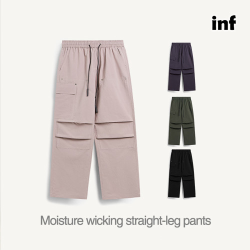 Men Women Moisture Wicking Straight-leg Pants Bottoms Trousers Outfits Casual Pants