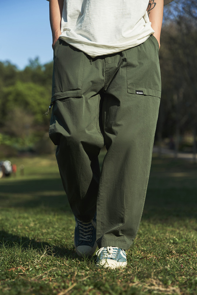 Men Women Japanese Outdoor Tpered Pants Trousers Loose pants Wide-leg Pants Casual Pants