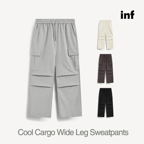 Men Women Cool Cargo Wide Leg Sweatpants Trousers Loose pants Wide-leg Pants Casual Pants