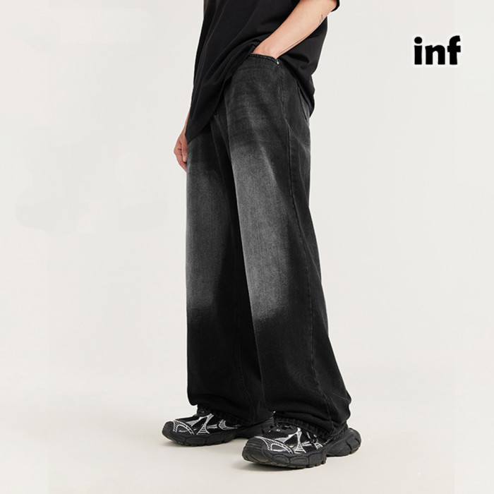 Men Women Vintage Wide-leg Jeans Bottoms Pants Trousers Outfits Casual Jeans