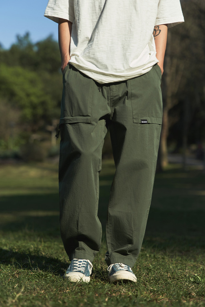 Men Women Japanese Outdoor Tpered Pants Trousers Loose pants Wide-leg Pants Casual Pants