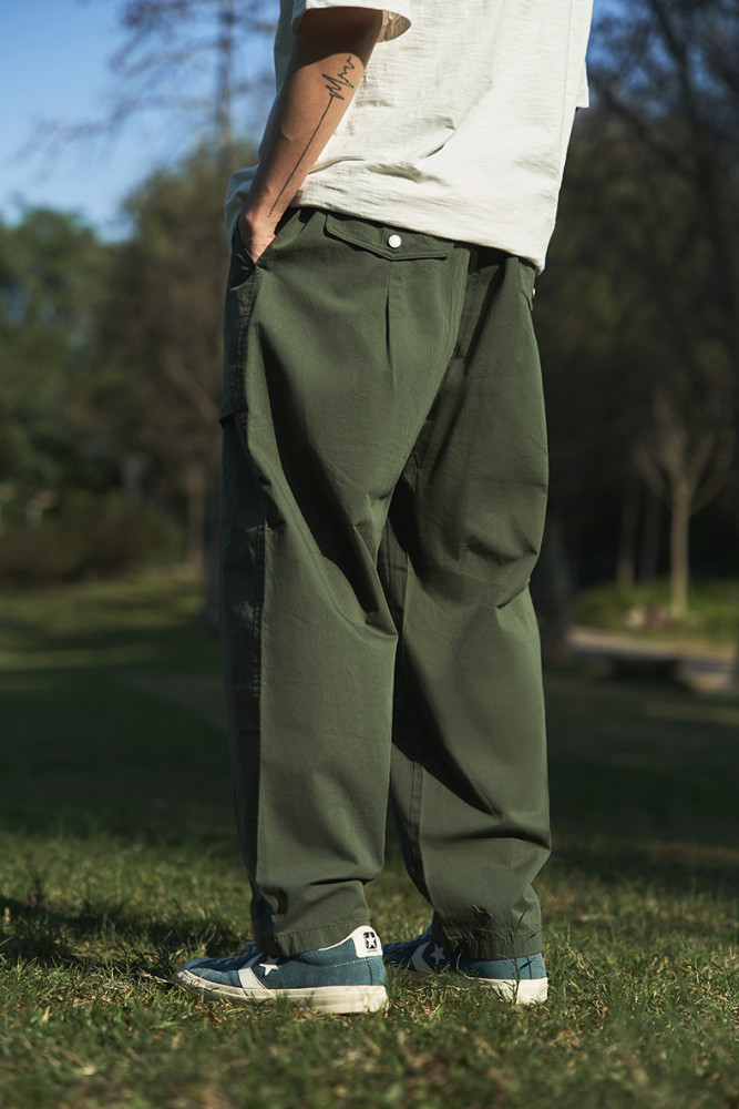 Men Women Japanese Outdoor Tpered Pants Trousers Loose pants Wide-leg Pants Casual Pants